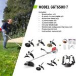 Desbrozadora GreenCut GGT650X-7