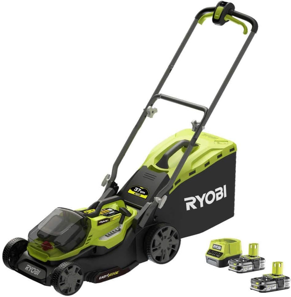 Cortacésped Ryobi RY18LMH37A-225