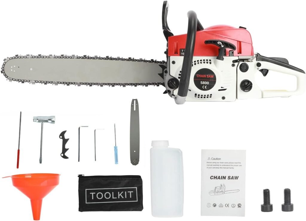 Motosierra ParkerBrand 58cc Petrol Chainsaw